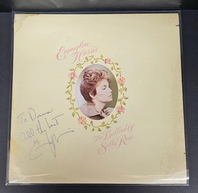 Emmylou Harris - The Ballad Of Sally Rose LP Record 1985 Warner Bros - Signed! Foto 1 de 4