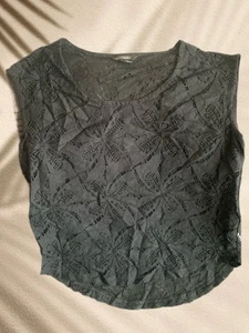 Gebrauchte Damenbluse Bannana Republic Spitze wie ärmellos Gr. SM modisch - Bild 1 von 7