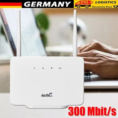 Mobiler 4G LTE Router WiFi 300mbit/s mit SIM Kartensteck für stabiles Internet - Bild 1 von 4