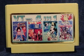 Mighty Final Fight 4IN1  Famiclone Pegasus cartridge 8bit Famicom 60 pin Nes