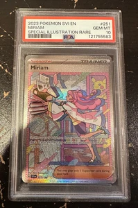 Pokemon TCG S&V Miriam 251 SIR Scarlet & Violet Secret Illustration Rare Traine - Picture 1 of 2