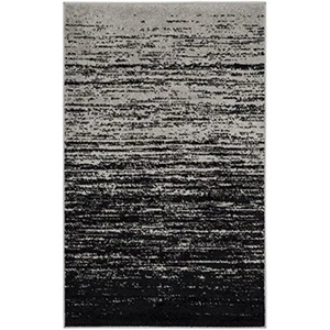 Adirondack Champagne/Cream Large Rectangle Rug Silver/Black Accent 2'-6" X 4' - Picture 1 of 1