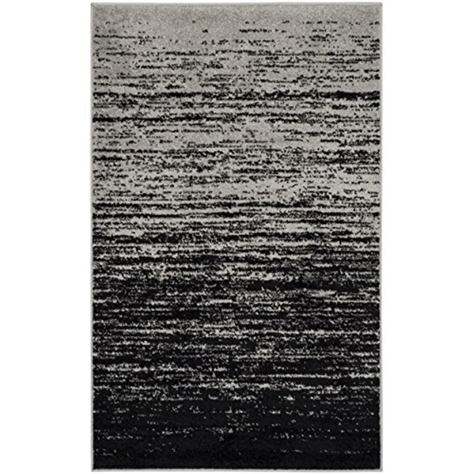 Adirondack Champagne/Cream Large Rectangle Rug Silver/Black Accent 2'-6" X 4' - Image 1 of 1