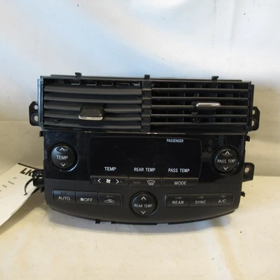 Unidad de control de temperatura del calentador de aire acondicionado Toyota Sienna 2006 2007 2008 2009 2010 OEM Foto 1 de 4