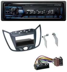Alpine USB Bluetooth DAB MP3 Autoradio für Ford C-Max / Kuga - dunkelgrau - Bild 1 von 9