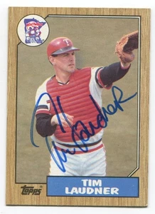 1987 Topps Tim Laudner Signed Card Baseball Autographed Auto #478 - Picture 1 of 2