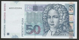 2002 CROATIA 50 KUNA NOTE UNC - Picture 1 of 2