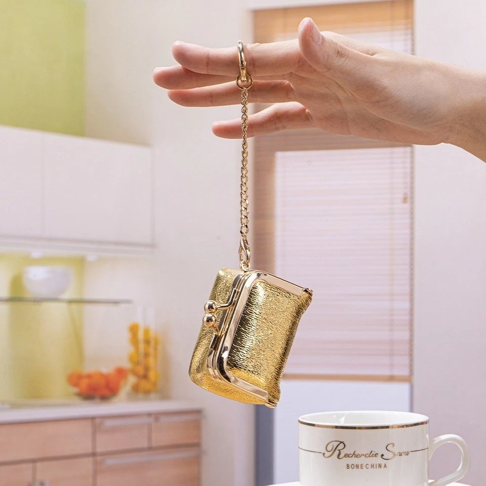 Exquisite Leather Jewelry Storage Box Pure Color Mini Coin Purse  Daily - Bild 1 von 1