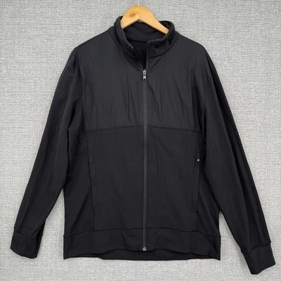 Lululemon Full Zip Jacket Athletic Training Running Track Black Mens Sz XL - Image 1 of 4