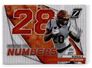 2022 Zenith Joe Mixon #BN-JMI Behind the Numbers Cincinnati Bengals - Bild 1 von 2