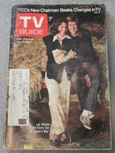 TV GUIDE 1974 July 27-August 2 Lee McCain Ronny Cox Apple's Way Columbo Raincoat - Picture 1 of 9