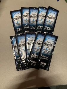 Pro Tan Lot Of 10 Simply Dark Hypoallergenic Ultra Dark DHA Bronzer Packs RARE - Picture 1 of 1