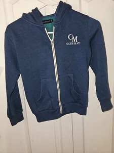 Sudadera con capucha azul manga larga Cape May para niños talla pequeña - Imagen 1 de 4