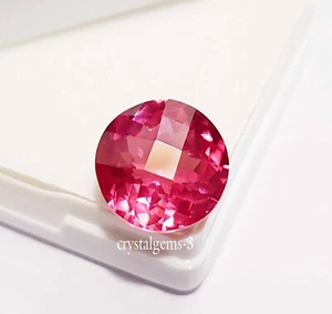 Piedra preciosa suelta melocotón rosado zafiro natural Padparadscha certificado 11,80 quilates - Imagen 1 de 7