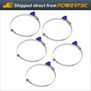 POWERTEC 2-1/2 inch Left Hand Keyed Bridge Key Hose Clamps - Set of 5 (70224) - Picture 1 of 10
