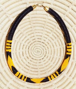 Gargantilla Africana Masai Cuentas Collar étnico boho Masai Massai jnoc18 - Imagen 1 de 3
