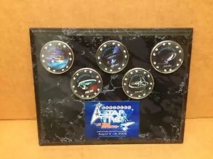 STAR TREK LAS VEGAS CONVENTION AT HILTON - CASINO ROULETTE CHIP COLLECTOR PLAQUE - Picture 1 of 7
