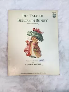 Vtg 90s Tale Of Benjamin Bunny - cross stitch pattern booklet - Book 552 - Picture 1 of 7