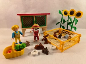 sympa Clapier basse-cour 3075 Playmobil ( ferme , lapin , animaux ) 1451 - Imagen 1 de 1