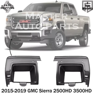 Tow Eye Covers For 2015-2019 GMC Sierra 2500 HD Sierra 3500 HD Front LH and RH - Picture 1 of 8