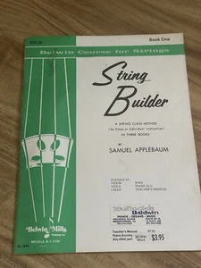 Belwin Course for Strings String Builder Violin by Samuel Applebaum - Picture 1 of 2