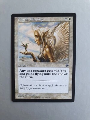 Angelic Blessing , MTG Portal (1997) Common White Sorcery NM - Image 1 of 2