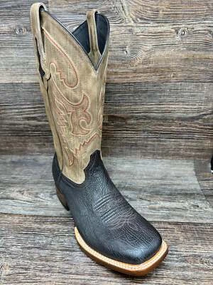 Bota occidental de tiburón lijado Ryan m4333-wf para hombre en chocolate de Lucchese Foto 1 de 4