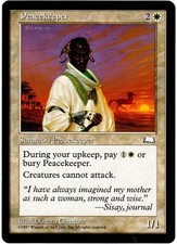 MTG Peacekeeper Weatherlight Regular Rare #22 Magic the Gathering NM