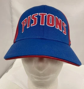 Vintage YTK Nike Detroit Pistons NBA Basketball Pro Swoosh Flex MD Hat Cap - Picture 1 of 7
