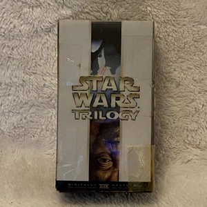 Star Wars VHS Trilogy 4,5 and 6 DVD Trilogy 1,2 and 3 - Picture 1 of 9