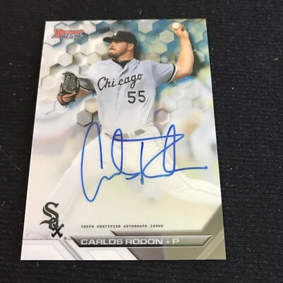 2016 Bowman's Best Carlos Rodon Best Of 2016 autógrafo #B16-CR White Sox - Imagem 1 de 2