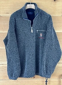 Rare Gant Rugger Mens Chunky Mountain Pile Fleece Sherpa Pullover, XL - Picture 1 of 5