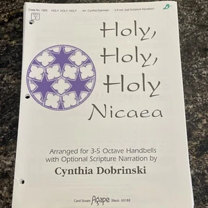 Holy Holy Holy Nicaea 3 -5 octave handbells arr. by Cynthia Dobrinski - Picture 1 of 5