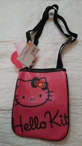 Hello Kitty - Sanrio - Tracollina in Sintetico Viola 15x20- Cartorama - Nuovo - Foto 1 di 2