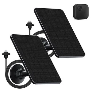 Solar Panel for Blink Camera OutdoorOutdoor Security Camera Solar Panel Compa... - Picture 1 of 7
