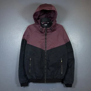 Nike NSW XL Herren Blau/Burgund Jacke Made In Italy Full Zip Outdoor - Bild 1 von 14