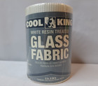 Cool King White Resin Treated Glass Fabric 4 in by 50 ft  NOS