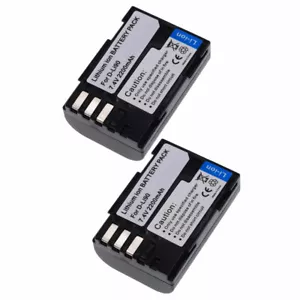 2X Rechargeable Battery for Pentax D-LI90E 645, K-1II K-1 K-3II, K-3, Pentax K-7 - Picture 1 of 5