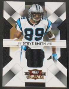 Camiseta Steve Smith 2009 Donruss Threads Game Worn #16 (36/100) Carolina Panthers - Imagen 1 de 2