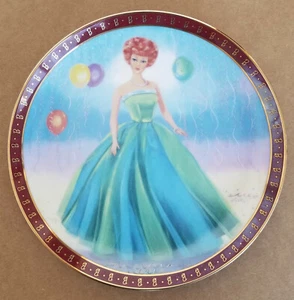 1990 Danbury Mint High Fashion Barbie "The 1963 Barbie Senior Prom" Plate - Picture 1 of 2