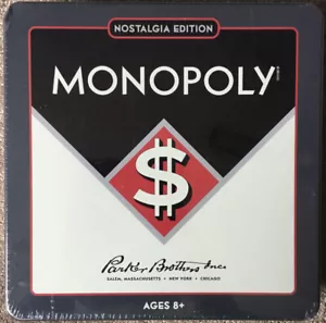 2012 Monopoly Nostalgia Edition Collectible Tin Vintage 1937 Classic Board Game - Picture 1 of 2