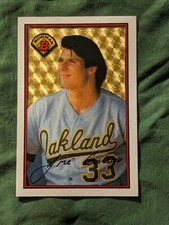 Jose Canseco 1989 "1st Bowman superfractor" style 1/1 2023 cardart mod