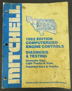 Mitchell Computerized Engine Controls Diagnosis & Testing 1982 Ed. Book - Bild 1 von 12