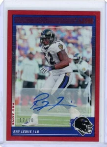 2024 Panini Score #290 Ray Lewis Red Zone Auto /20 Ravens - Picture 1 of 2