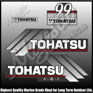 TOHATSU - 9.9 hp - OUTBOARD DECALS - Picture 1 of 1