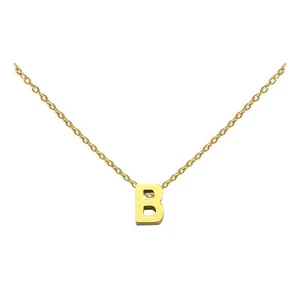 Necklaces For Women Initial Necklaces Letter Necklace Gold Silver Plated A-Z ... - Picture 1 of 6
