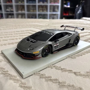 1/18 Scale MR Collection Model Lamborghini Huracan Super Trofeo GT3 Evo 2 Grigio - Picture 1 of 13