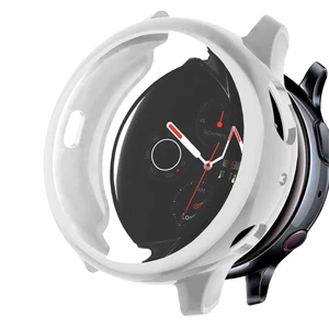 TPU Schutzhulle Tasche Silber Kompatibel mit Samsung Galaxy Watch Active 2 44mm - Zdjęcie 1 z 9