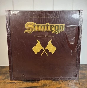 Stratego Master's Edition Board Game Wooden Box Complete NEW SEALED - Picture 1 of 9