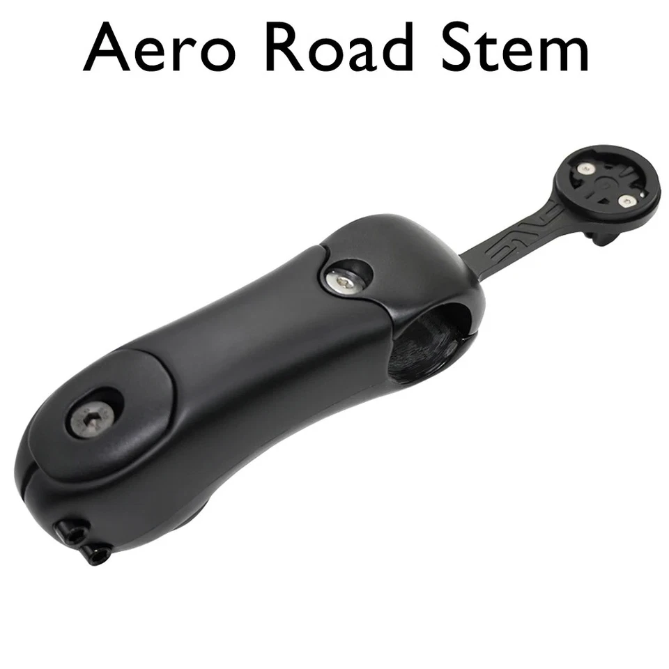 Aero Carbon Road Bike Stem -17° To -7° Adjustable 31.8mm GPS Computer Mount  - Image 1 of 4